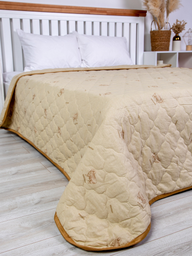 Одеяло-покрывало "Овечья шерсть" поплин 150 гр/м2