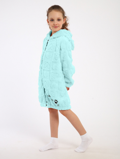 Детский халат "Мурлыка" / Бирюза