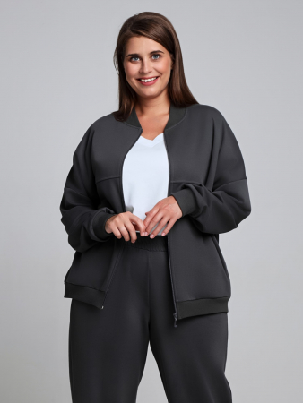 Женский бомбер Авенсис-1 / графитовый