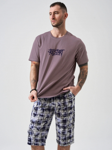 Мужской комплект "Рестарт" (бриджи) 2449-К / Бежевый