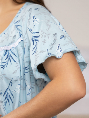 Женская сорочка мод.2134 / Голубой