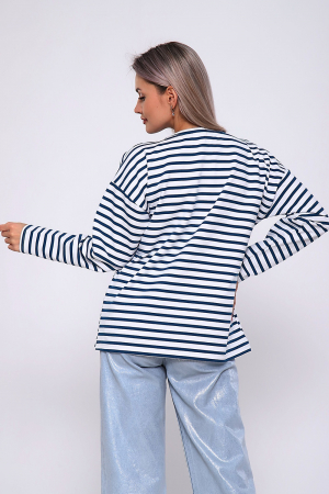 Женский лонгслив 731 / Синий дымка