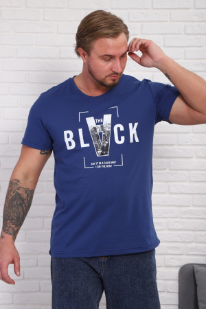 Мужская футболка 88148 / индиго