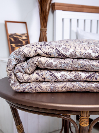 Одеяло-покрывало поплин лён 150 гр/м2