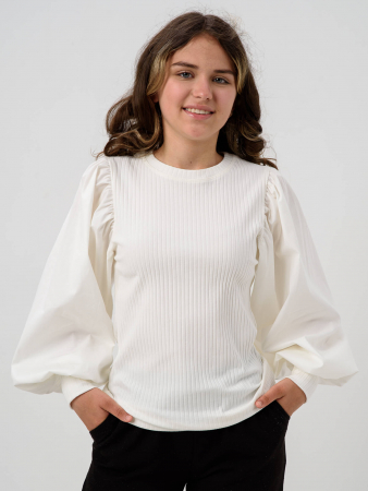 Детский джемпер "Доминика" длинный рукав / Молочный