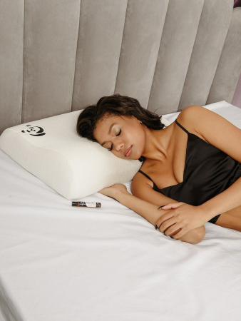 Подушка с эффектом памяти PandaHug форма волна 60x40x10/13 + аромароллер