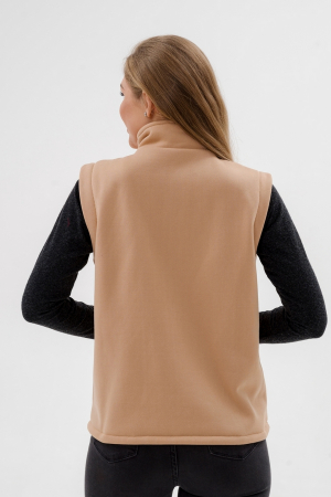 Жилет женский из футера / Капучино