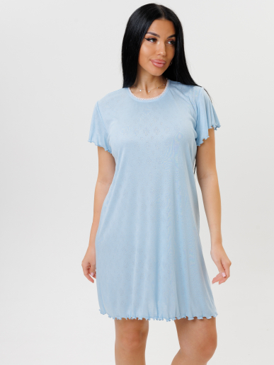 Женская ночная сорочка 2256/2 / Голубой