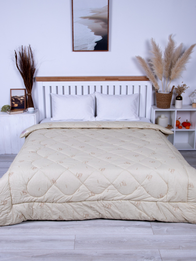 Одеяло стёганое поплин овечья шерсть 400 гр/м2