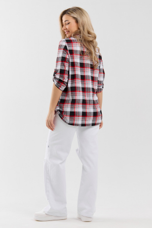 Женская рубашка 36988 / красный