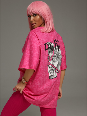 Женская футболка Ирбис / Розовый, варенка