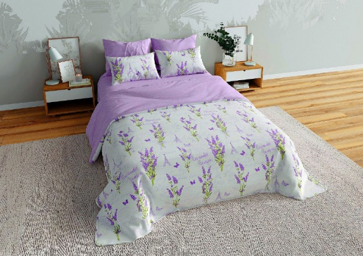 Постельное белье перкаль / Лаванда