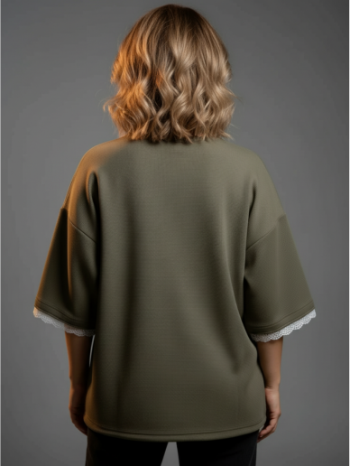 Женская футболка Романс / Хаки