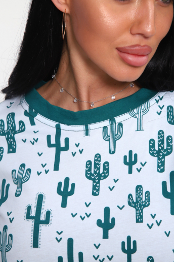 Женский костюм 29029 / изумрудный