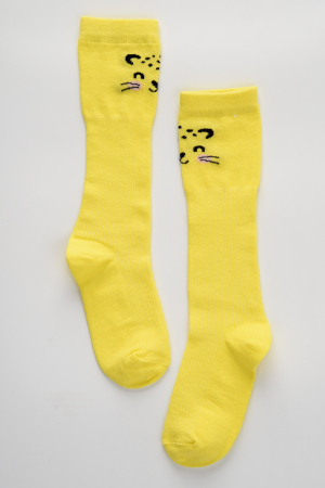 Детские гольфы Лео (набор 2 пары) / белый, желтый