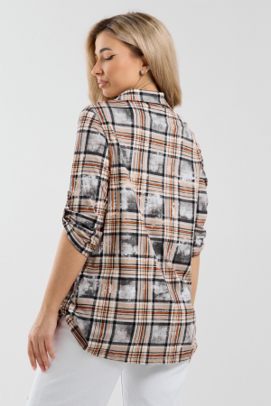 Женская рубашка 36989 / оранжевый