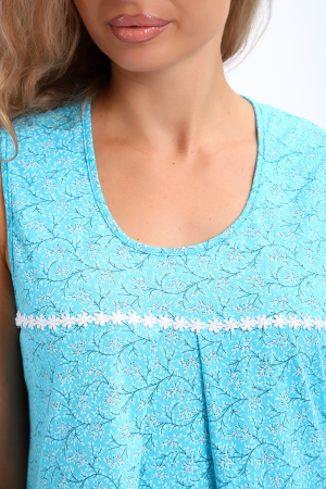 Женская сорочка 30138 / бирюза