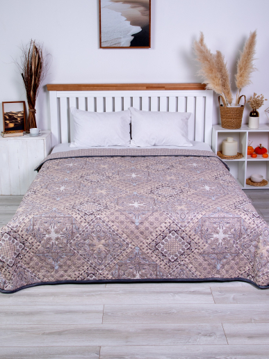 Одеяло-покрывало поплин лён 150 гр/м2