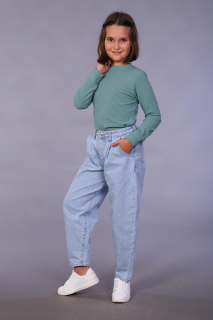 Лонгслив детский Лойс / мята