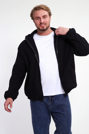 Мужское худи 36992 / черный