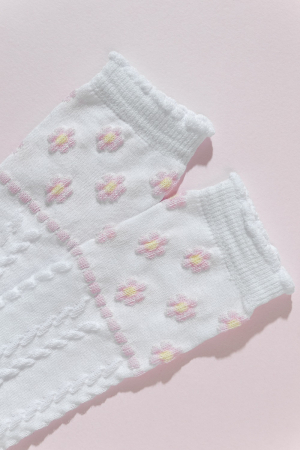 Детские гольфы Незабудка (набор 2 пары) / белый