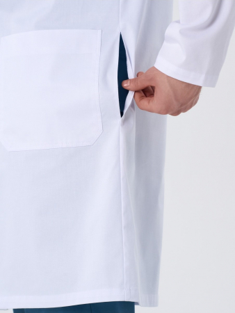 Халат медицинский мужской 245.0 / Белый