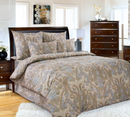 Ткань сатин Премьер / Кашмир 1 (основа)