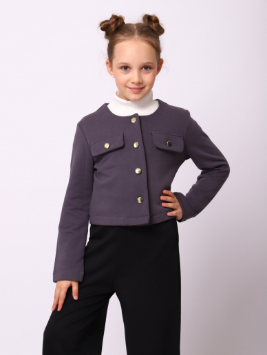 Детский жакет "Диана" / Серый