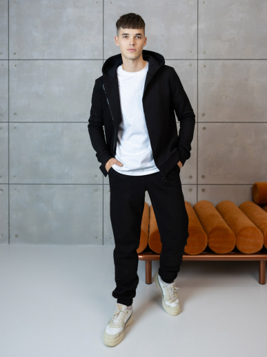 Мужской костюм мод.2077 / Черный