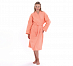 Халат вафельный Relax / персик