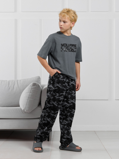 Костюм для мальчика Экипаж-1 / графитовый