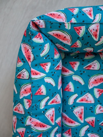 Лежак для кошек и собак / арбузы