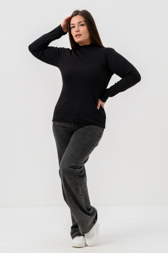 Женская водолазка 52713 / черный
