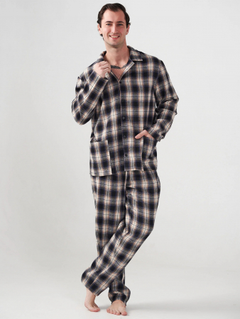 Мужская пижама "Добрый вечер" 2162-Ф / Темно-синий