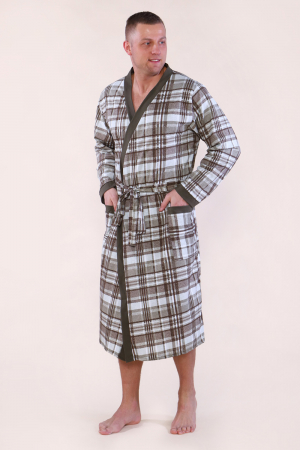 Мужской халат 804 / Артур, коричневый