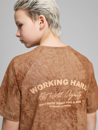 Футболка для мальчика Сидней-2 / коричневый