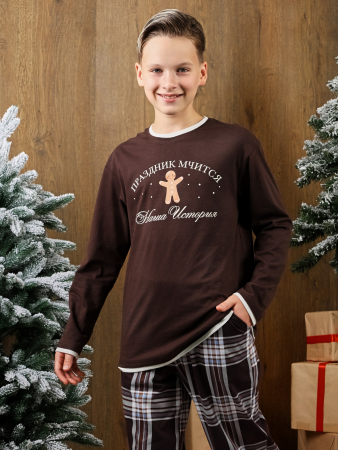 Костюм для мальчика Твикс-2 / коричневый