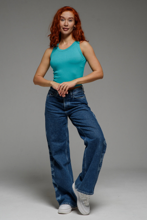 Женский топ-майка 14408/1 / зеленый