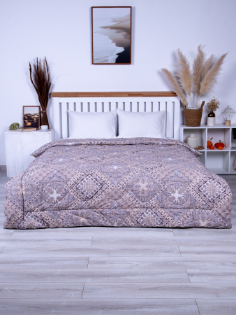 Одеяло стёганое поплин лен 400 гр/м2