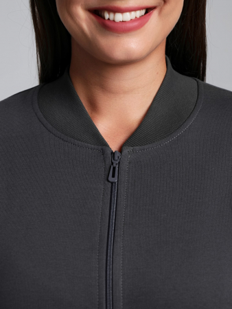 Женский бомбер Авенсис-1 / графитовый