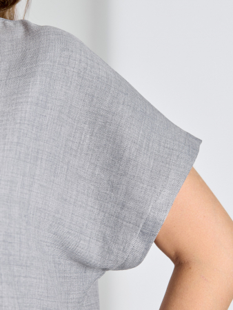 Женская блузка "Женский каприз-3" / серый