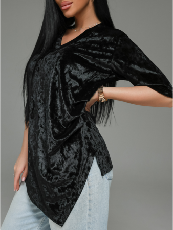 Женская футболка Мия / Черный