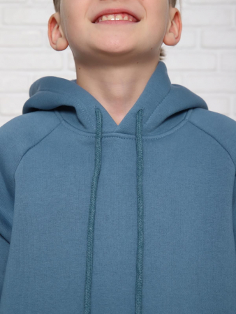 Толстовка детская Рэмзи - man / серо-голубой