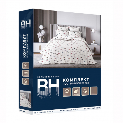 Постельное белье "Волшебная Ночь" бязь / Ski track