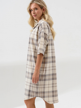 Женский халат "Комфорт" 2373-К / Бежевый