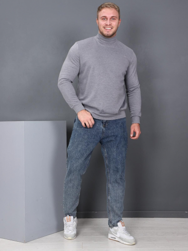 Водолазка мужская Бадлон / серый