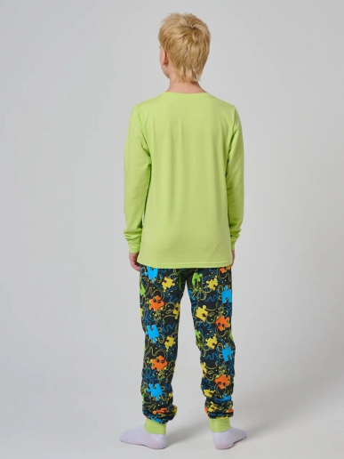 Детская пижама "Пазл" длинный рукав