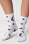 Носки стандарт женские Сороконожка (набор 2 пары) / белый