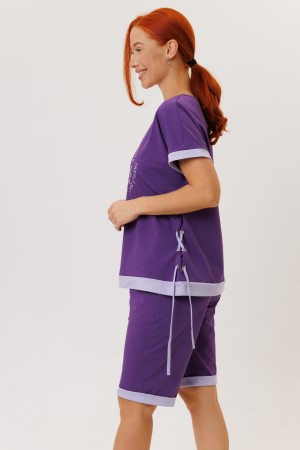 Женский костюм с бермудами 2150/2 / Фиолетовый