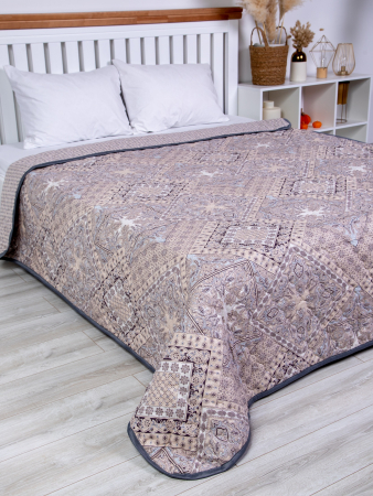 Одеяло-покрывало поплин лён 150 гр/м2